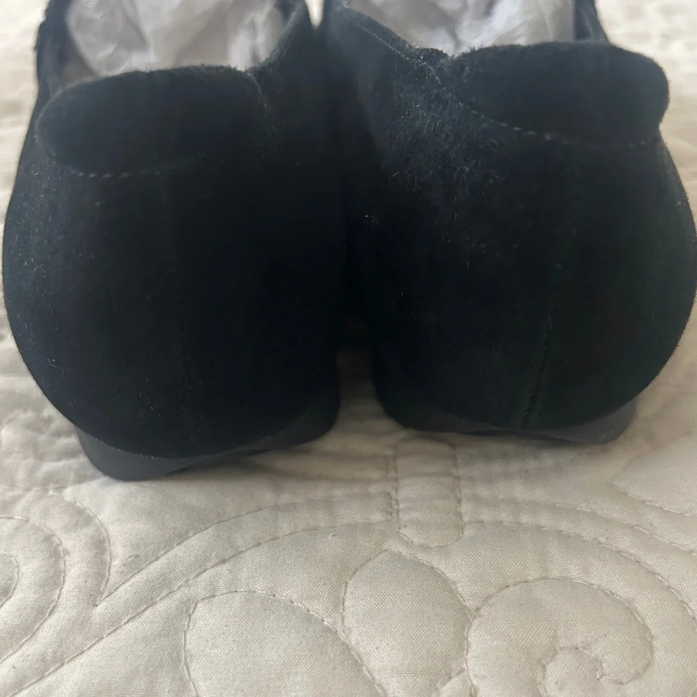 New Karl Lagerfeld Shoes Paris Quincy Black Suede Dress Loafers NWOT